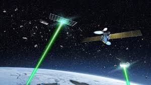 Satellite orbital tracking abstract cover